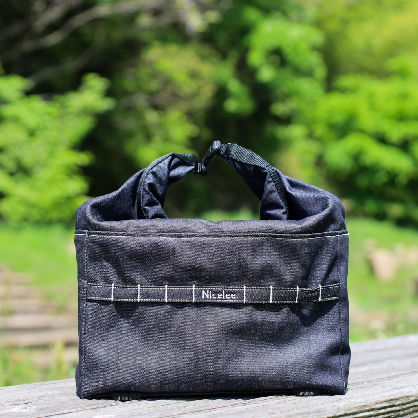 ナイスリー 岡山デニム マルチバッグ