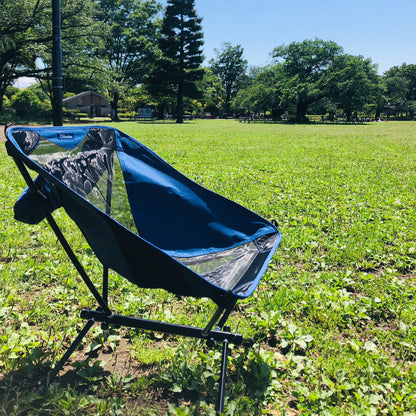 ナイスリー アウトドアチェア インディゴブルー 軽量 ローチェア キャンプ 椅子