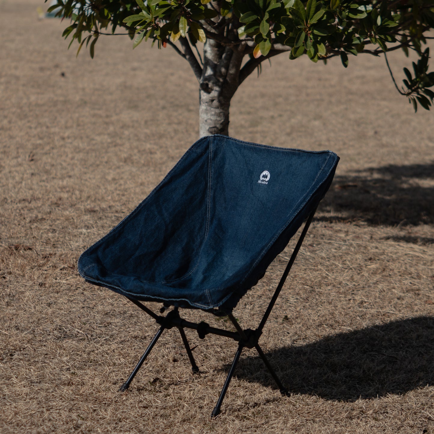 ナイスリー 岡山デニム チェアカバー折りたたみアウトドアチェア用