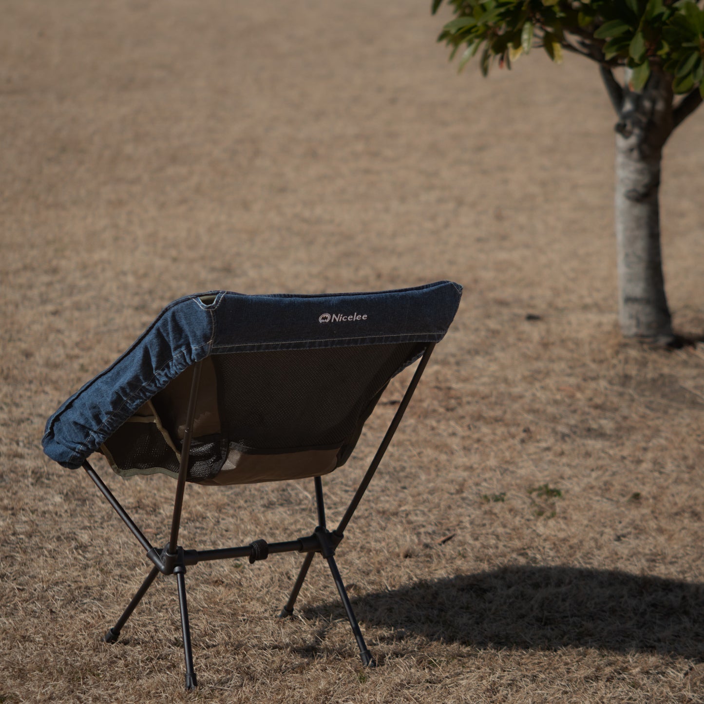 ナイスリー 岡山デニム チェアカバー折りたたみアウトドアチェア用